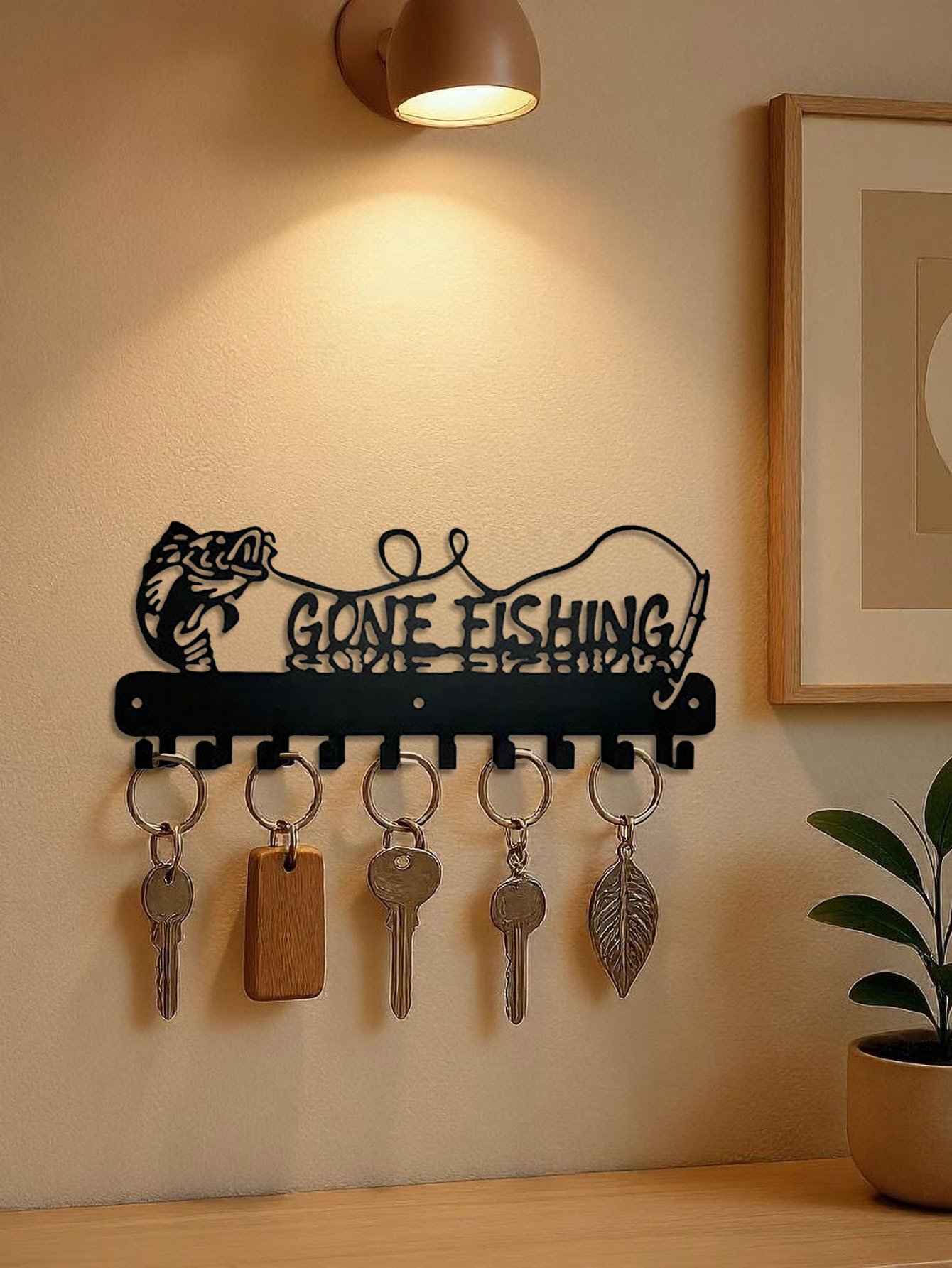 Black Metal Wall Hook Decor, Suitable For Organization, Tidy And Chic Space - Image 5