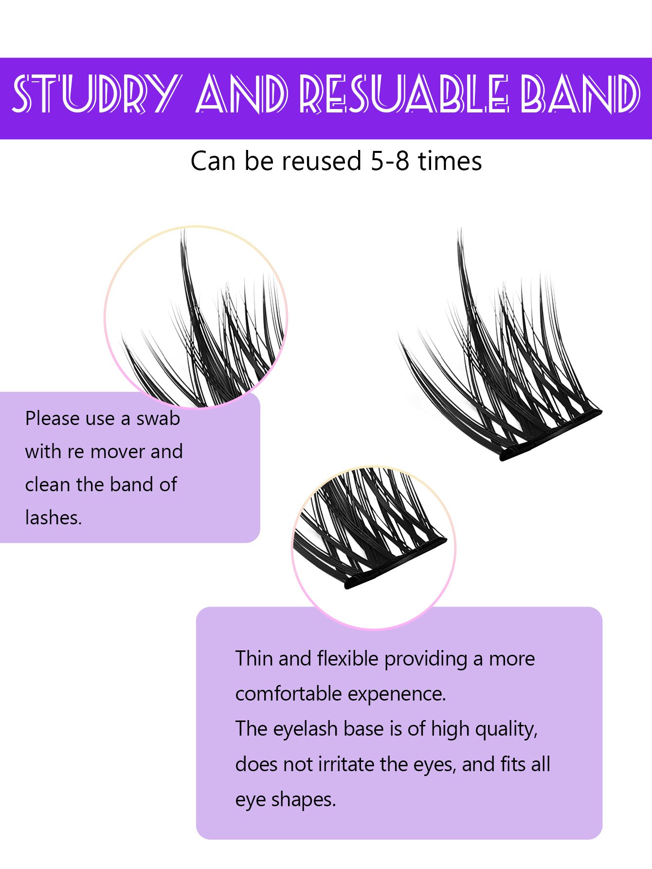 Hybrid False Eyelash Extension Set - Image 6