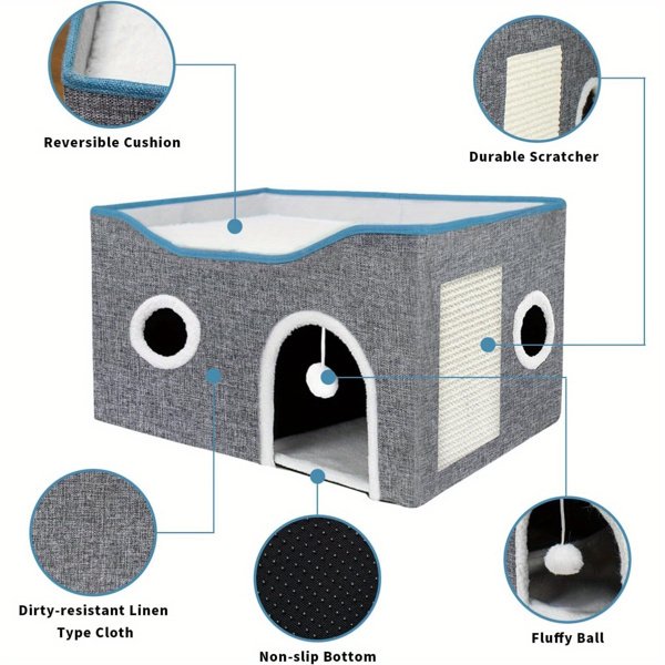 Super Wide Cat House For Indoor Cats, Amazon Logistics, And Wal Mart Platform - Image 3