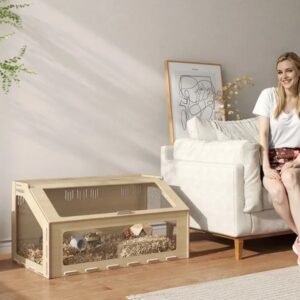 39 Inch Hamster Cage Habitat With Acrylic Window & Openable Top For  Hamster