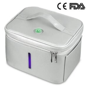 UV Disinfection Bag, Portable LED UV Sanitizer Box USB-Powered Travel UV Cleaner Bag