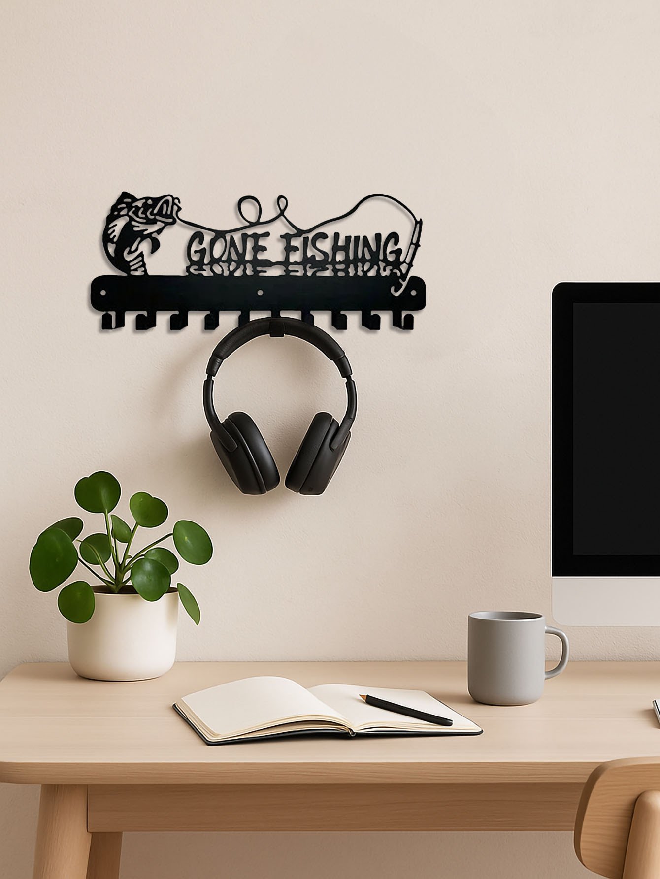 Black Metal Wall Hook Decor, Suitable For Organization, Tidy And Chic Space - Image 3