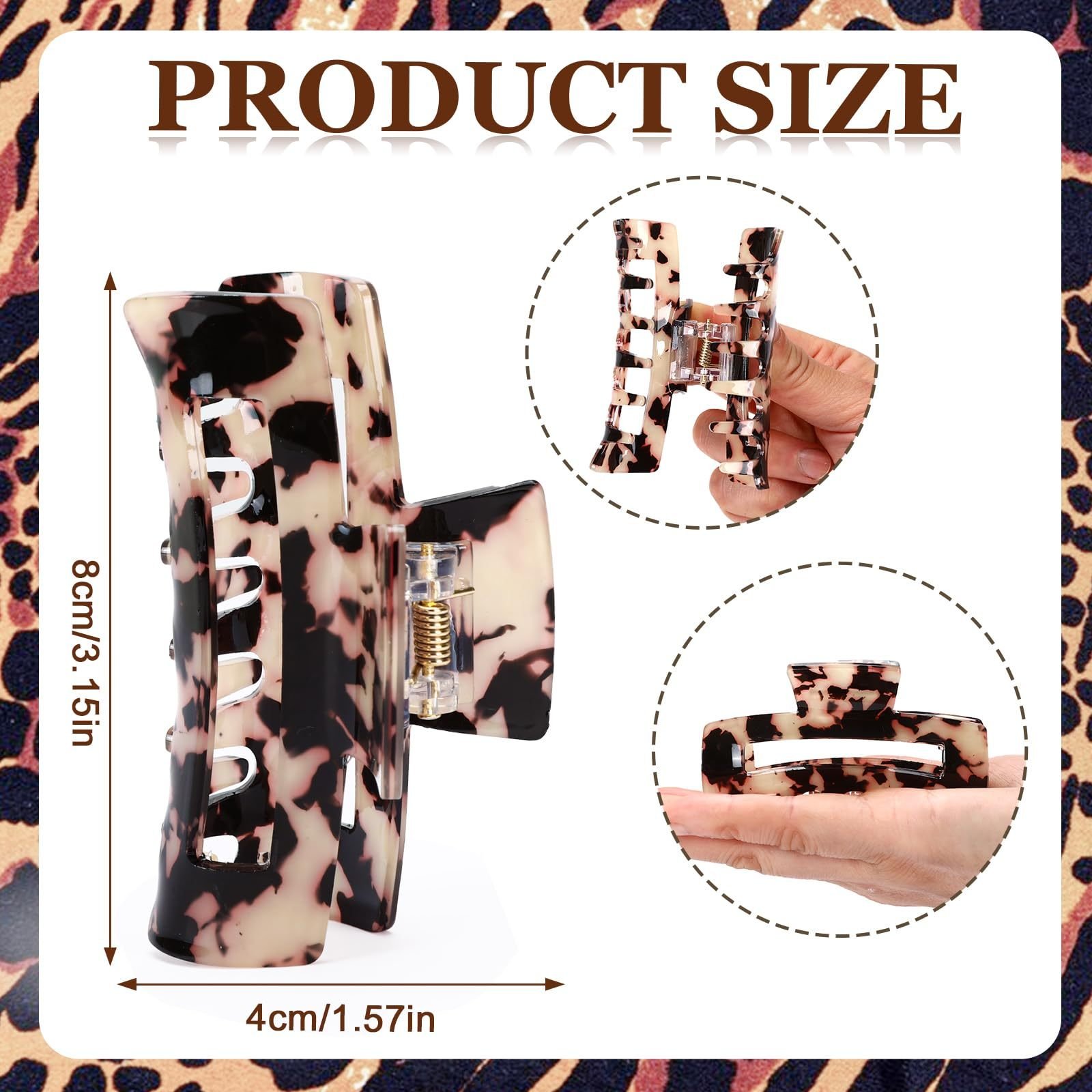 Tortoise Hair Clips Set - Image 2