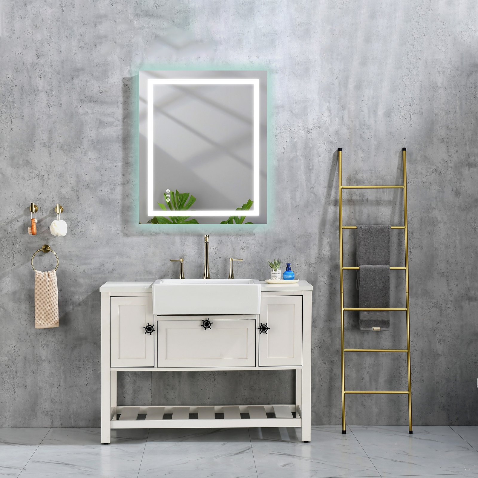 36x28 Inch LED Bathroom Mirror - Image 4