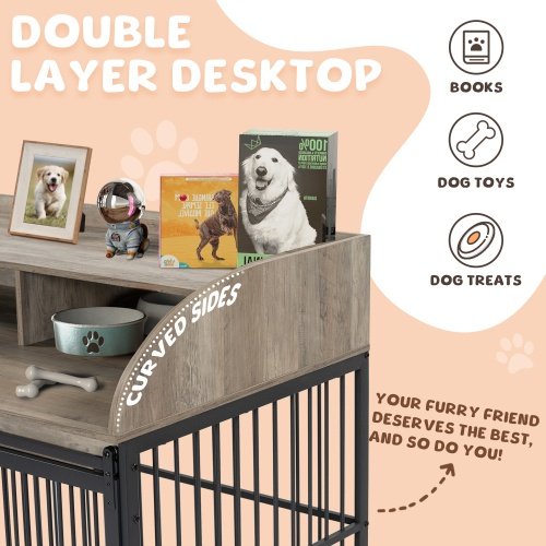 The Wooden Kennel Kennel Is Suitable For Large Medium-sized Dogs - Image 5