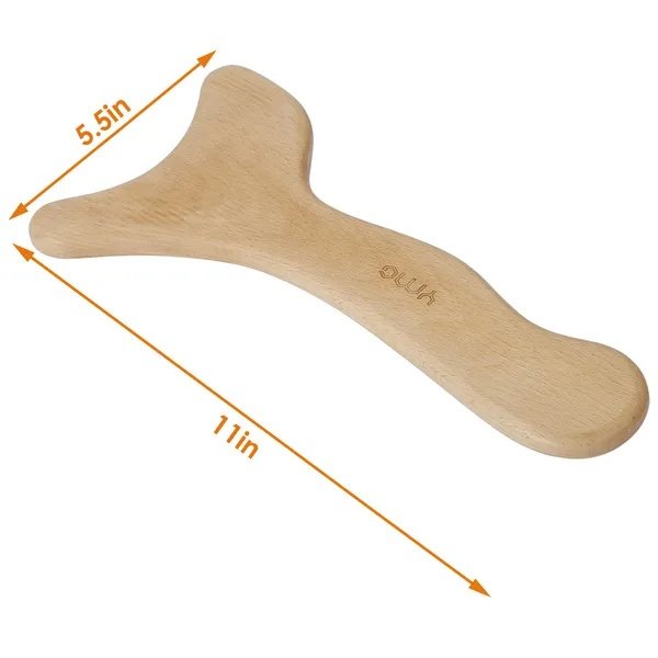 Wood Therapy Massage Tool Lymphatic Drainage Paddle Wooden - Image 3