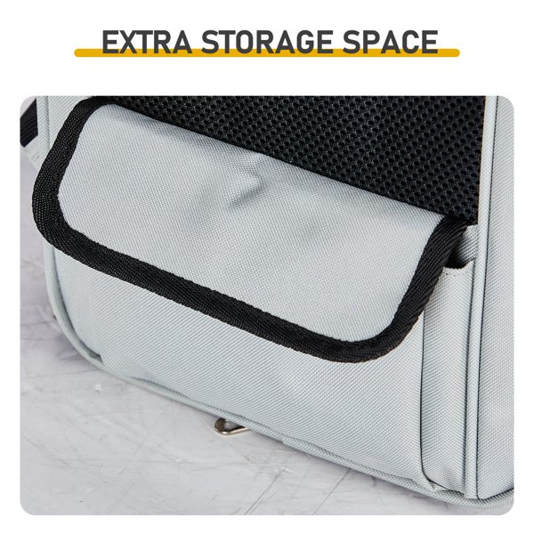 Pet Carrier Backpack, Expandable Cat Dog Carrier With Back Extension, Breathable Mesh Travel Backpack For Small Dogs Cats, Soft-Sided Pet Backpack Holds Up To 26 Lbs - Image 7