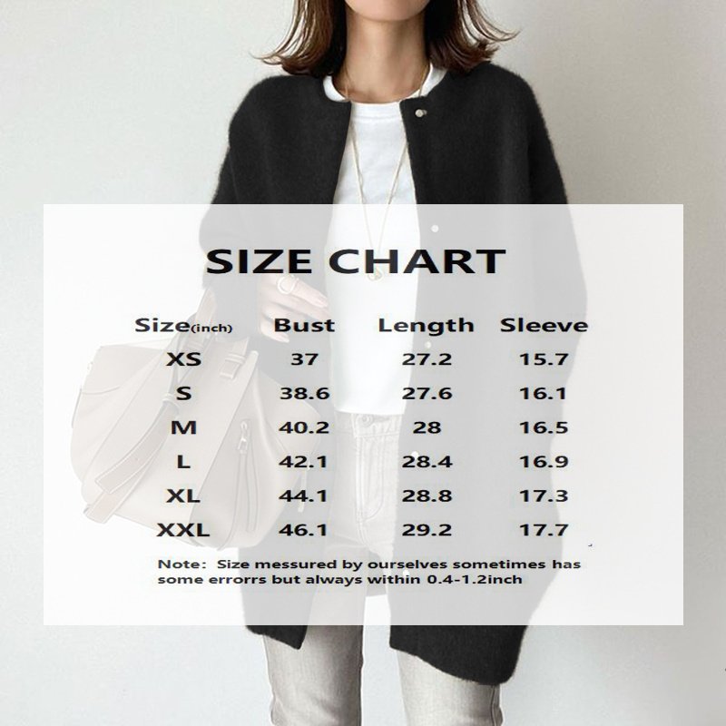 Women's Solid Color Wool-like Coat, Oversized Long Sleeve Button Up Trench For Fall Winter Casual Outwear - Image 5